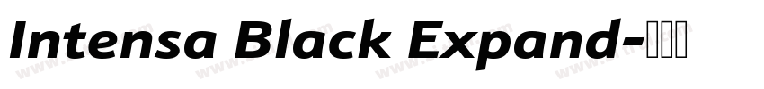 Intensa Black Expand字体转换 Intensa Black Expand字体转换